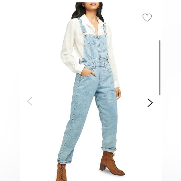 NWOT Powder Blue We The Free Overalls XS - Picture 1 of 3